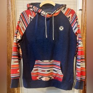 Hooey Aztec Women’s Hoodie Sweatshirt Sz Med